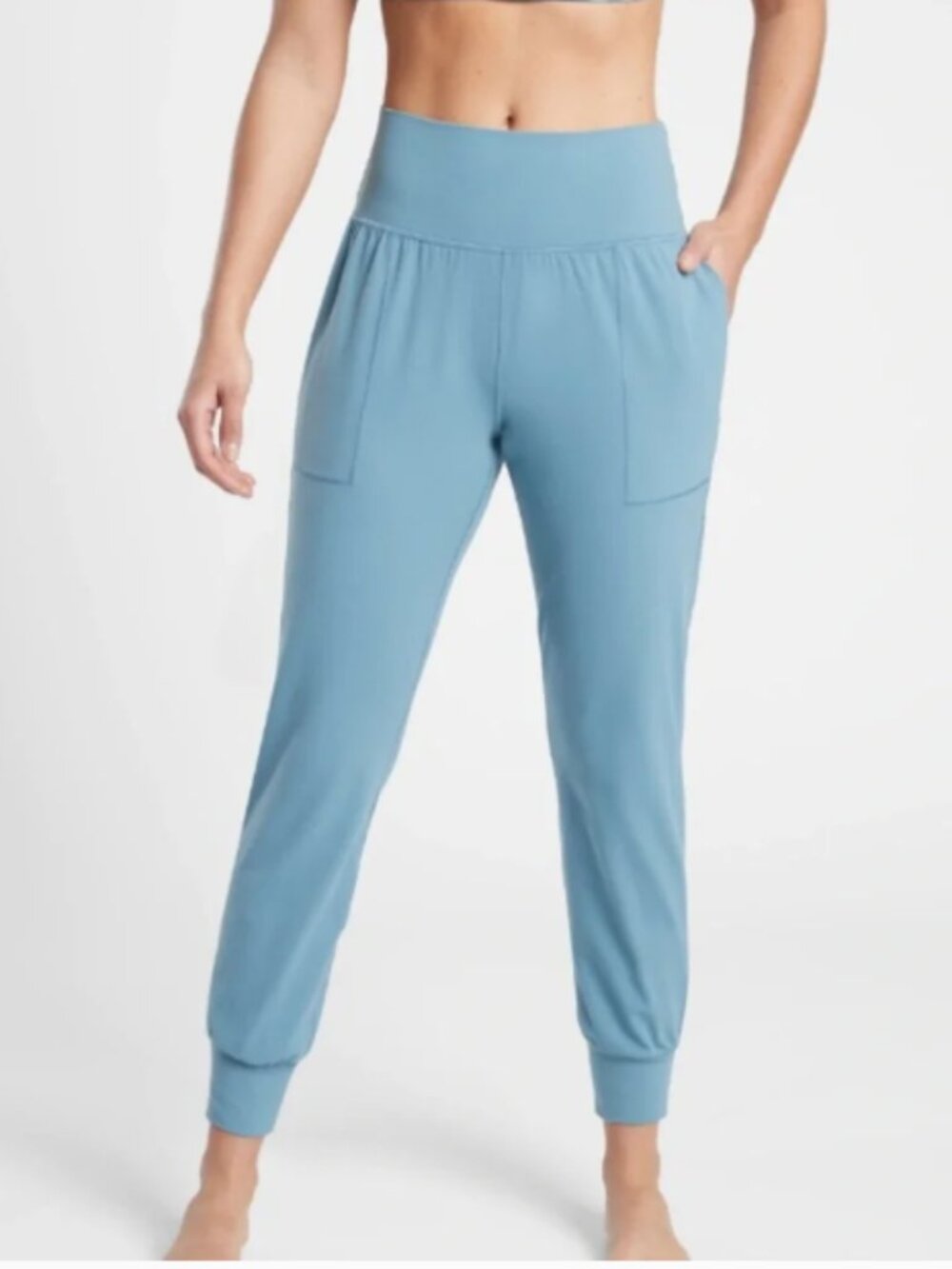 Athleta Women's Salutation Joggers Size Small Riviera Blue